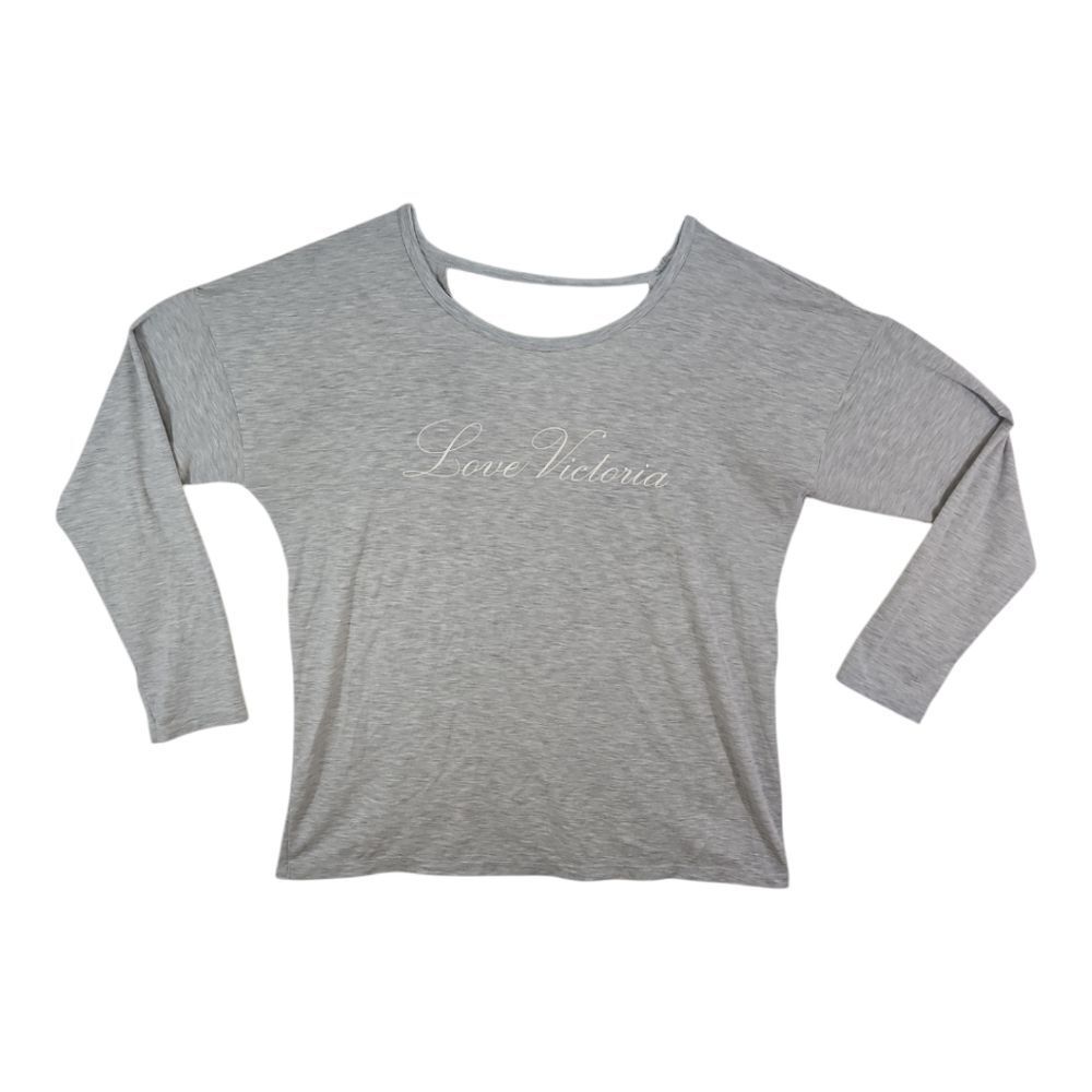 Victoria's Secret Love Victoria Super soft Slouchy Long Sleeve Top Size L